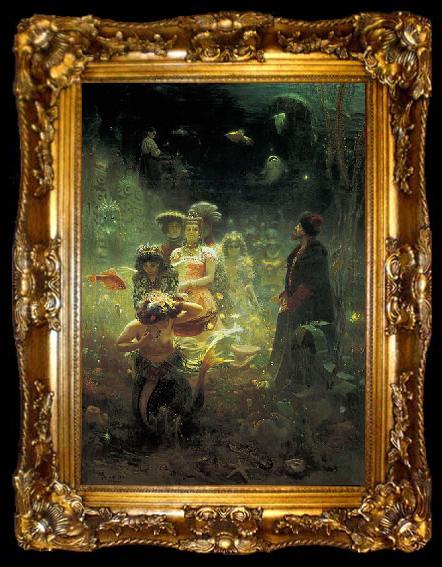 framed  llya Yefimovich Repin Sadko in the Underwater Kingdom, ta009-2